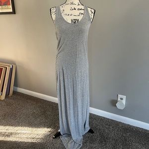 Heather Grey Racer-back Maxi